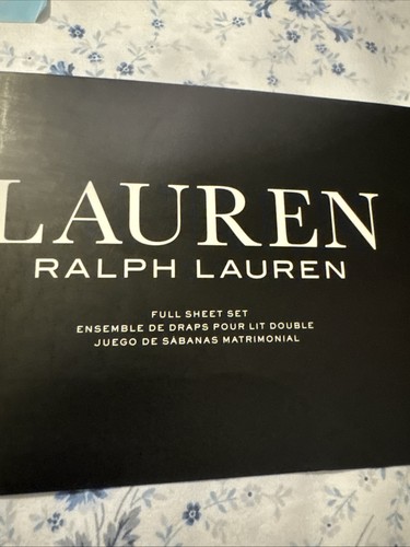 Lauren Ralph Lauren Full Sheet Set Extra Deep Fitted Floral - Picture 2 of 10