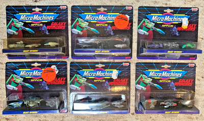 Micro Machines Space Galaxy Voyagers   6 Original Karten Blister OVP & NEU