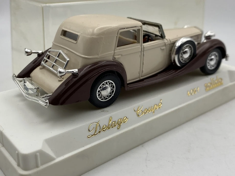 SOLIDO Delage Coupé Ref: 4051 classic car 1930s 1:43 scale vintage model - Image 2 of 4