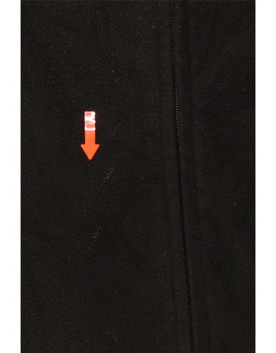 DIADORA Mens Fleece Jacket UK 40 Large Black Colourblock Polyester AG03 - Picture 3 of 5