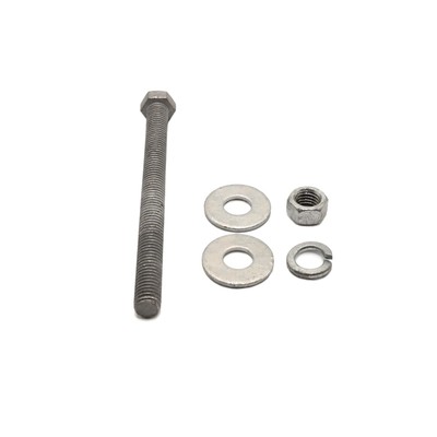 1/4''-20 x 1'' Hot Dipped Galvanized Hex Bolt Kit (100 Sets) Full Thread