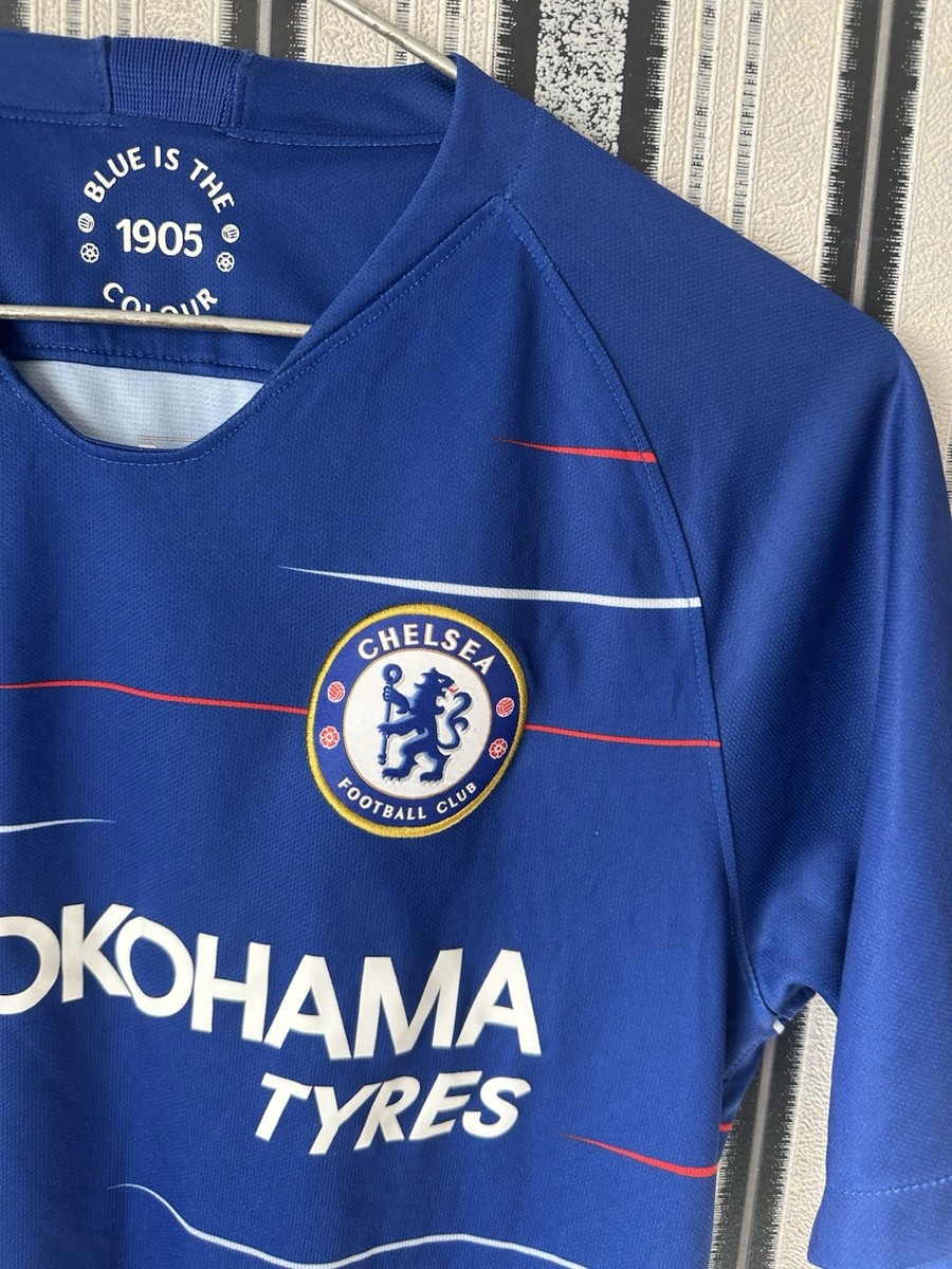 【Used】サッカーユニフォームChelsea FC 17/18オーセンティック CHELSEA LONDON 2017-2018 FOOTBALL SOCCER SHIRT JERSEY HOME NIKE