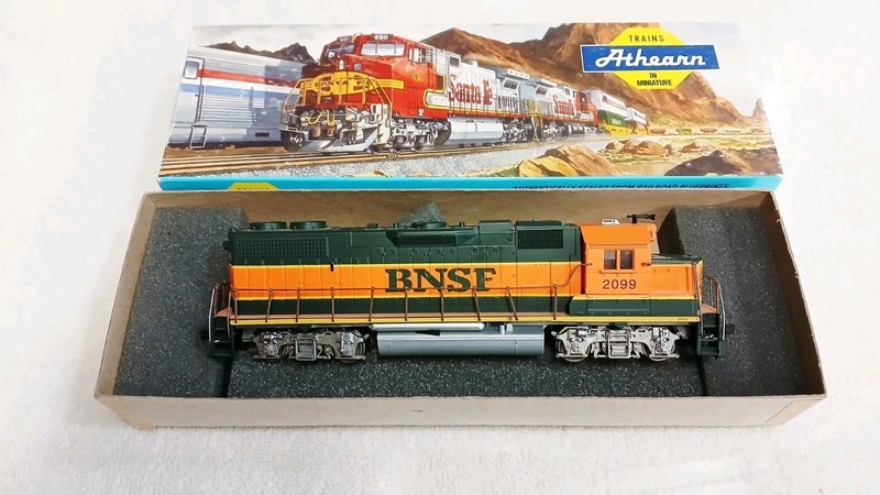 HO SCALE ATHEARN GP40-2 BNSF #2099 DIESEL LOCOMOTIVE DCC & DC🔥🔥🔥🔥🔥🔥