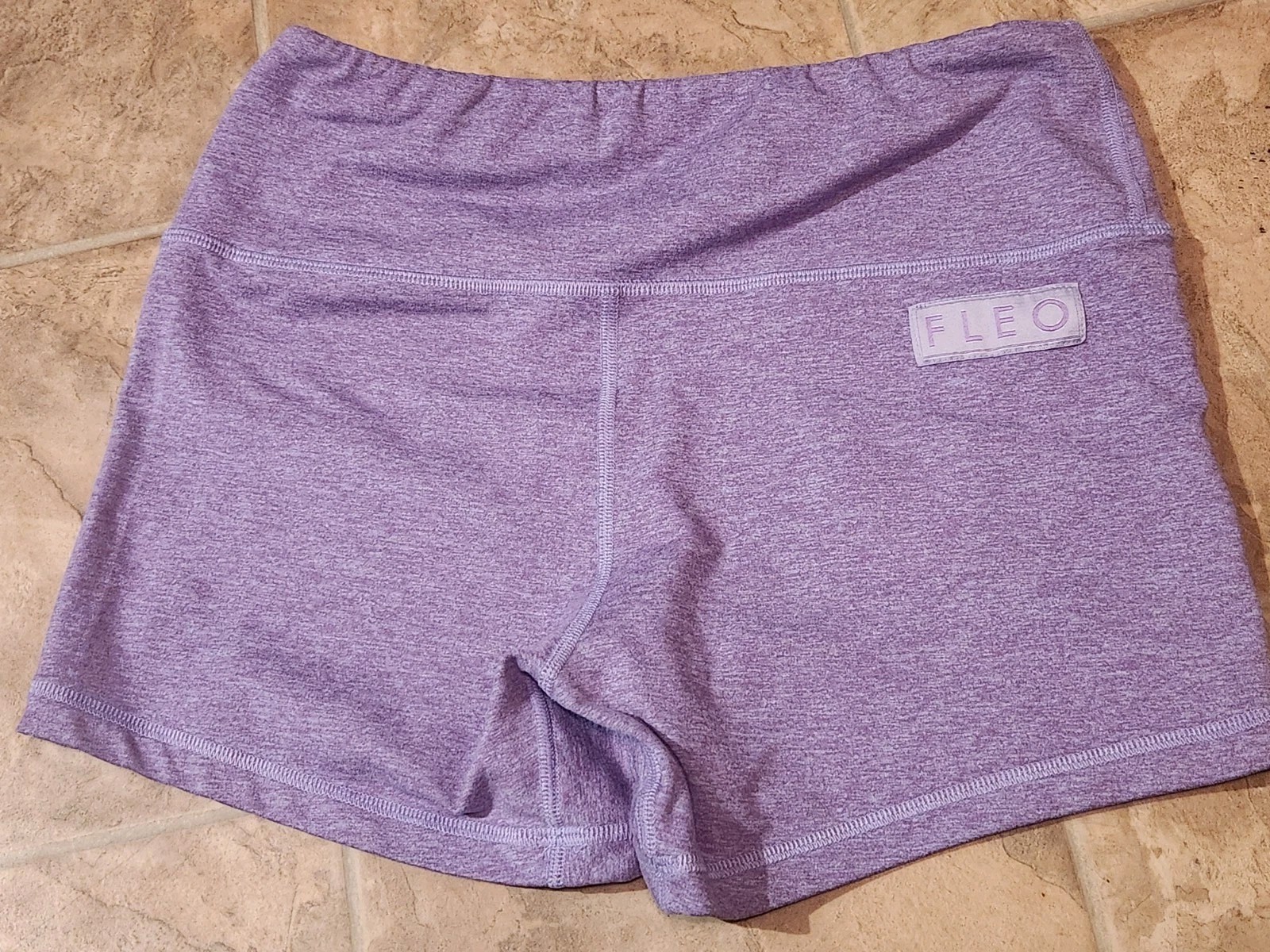 Women's Fleo Fitted Compression Fitted Shorts Pur… - image 2