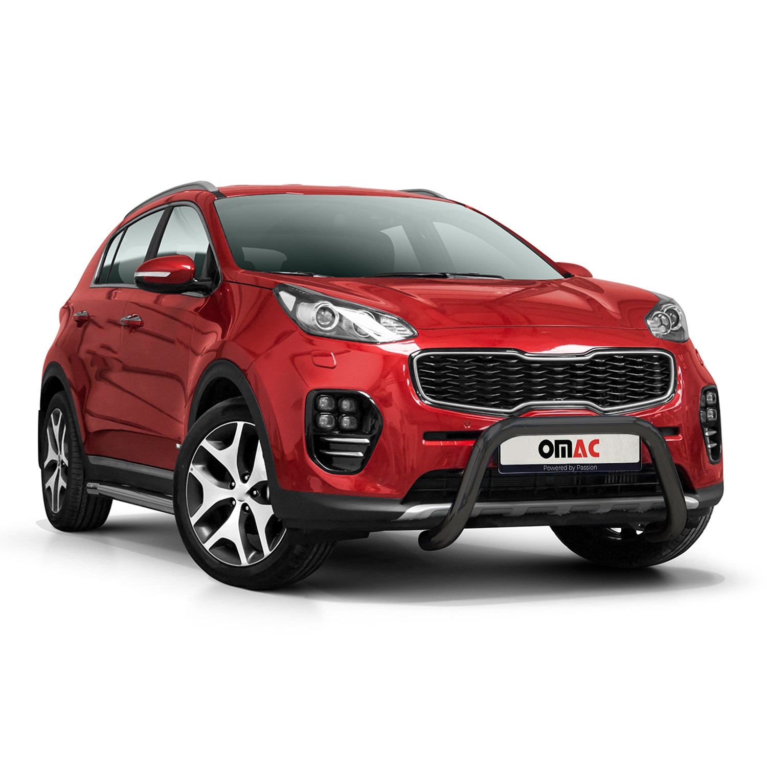 Pare-Buffle Kia Sportage 15-18 Premium en Inox Noir Mat