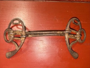 Vintage Primitive ?Buermann Driving Horse Mule Bit 5" Mouth Piece Western
