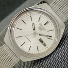 VINTAGE SEIKO 5 AUTOMATIC 7009A JAPAN MENS DAY&DATE ORIGINAL DIAL WATCH a257-U