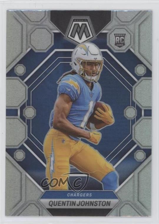 2023 Panini Mosaic Rookies Silver Prizm Quentin Johnston #356 Rookie RC