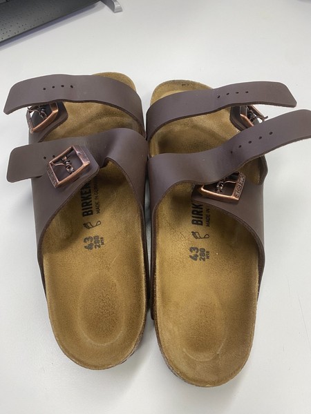 Birkenstock Arizona Sandal - Dark Brown - Regular Width - EU43