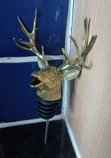 Jagermeister Stag Head Pourer Gold Metal