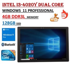 Microsoft Surface Pro 3 Intel Core i3-4020Y 1.50GHz 4GB RAM 128GB SSD Win 11 Pro