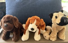 Retired Webkinz Dog Lot of 3 -Chocolate Lab, German Shepherd, Beagle