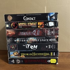 VHS Horror/Thriller/Si-Fi Lot Bundle 2  Sealed  7 Total
