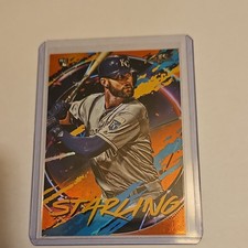 Topps 2020 Fire Bubba Starling Rookie Orange #36 /299 Kansas City Royals