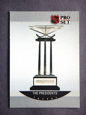 The President's Trophy #387 Pro Set 1990 Hockey Card (Boston Bruins)