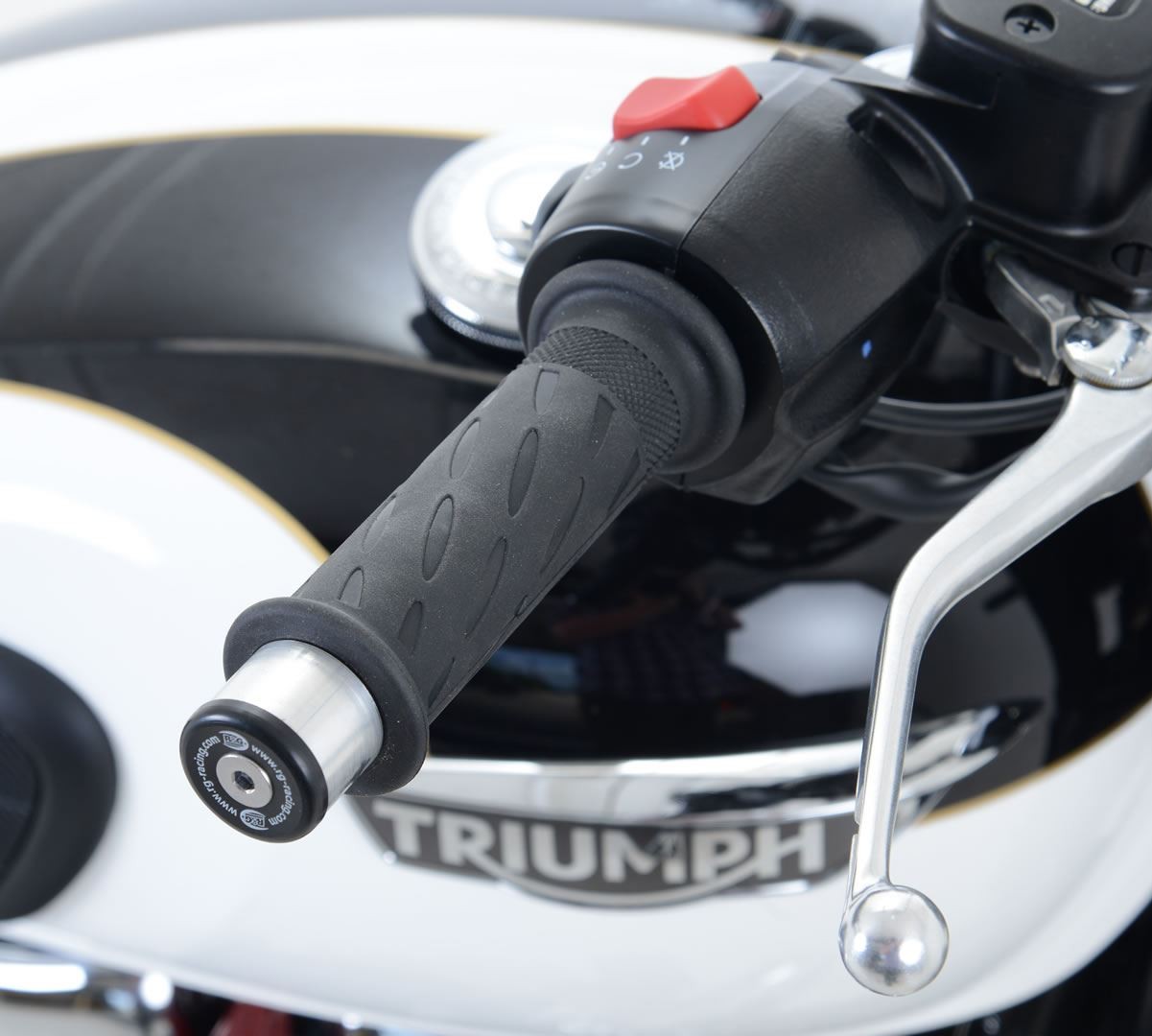 R&G Bar End Sliders Black Triumph Bonneville 2016 - 2018