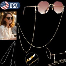 4 Eyeglass Chain Stylish Sunglasses Strap Holder Reading Glasses Clip Women USA