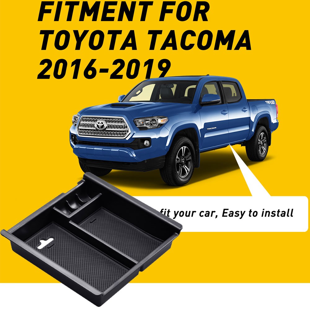 2016-2019 Toyota Tacoma Center Console Organizer Storage Box  
