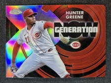 2022 Topps Chrome Update #GNC-21 Hunter Greene Generation Now Rookie Reds