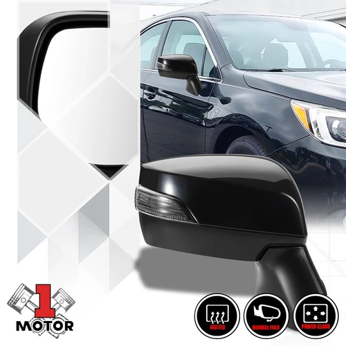 [Right]Passenger Side Power+Heat+BSD Door Mirror for 15-17 Subaru Legacy/Outback