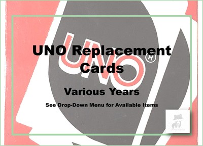 想い出のUNO UNO Replacement Single Cards-Various Year Versions-Pick! | eBay