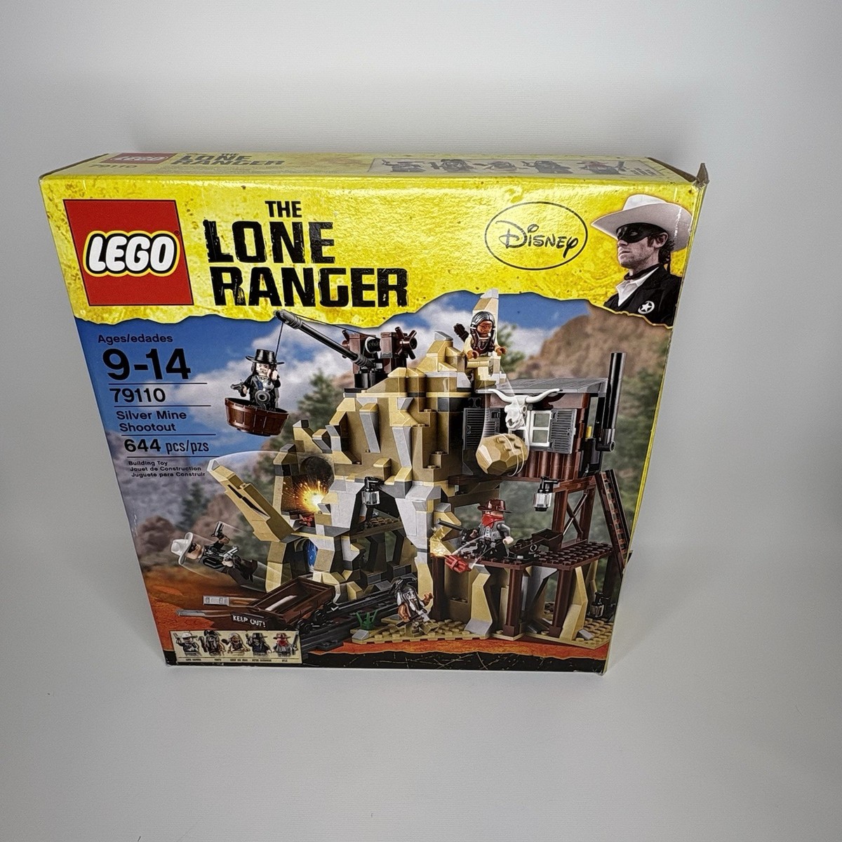 小心心碎 LEGO Lone Ranger Silver Mine Shootout 79110 Box Instructions - No