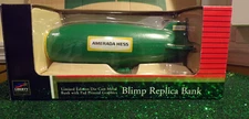 HESS TOY TRUCK CUSTOM DIE CAST BLIMP BANK  BOXED AMERADA 2025 GIFT IDEA
