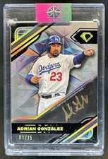 2025 Topps Diamond Icons Adrian Gonzalez Black PolychromatINK Auto Gold Ink #/15