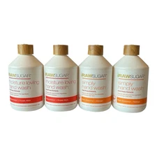 Raw Sugar - Hand Wash Variety 4 Pack (16.9 oz) - No Pump Tops