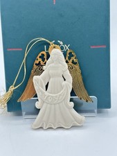 Lenox Christmas Gold Angel Joy Filigree Wings 1994 Made in USA boxed
