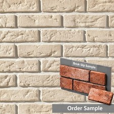 CAMBRIDGE SAND Brick Slips -SAMPLE  Brick Cladding Interior & Exterior Walls