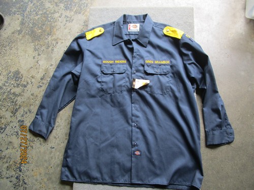 Dickies 574 Long Sleeve Uniform Shirt 2XL Rough Riders New - Picture 6 of 6