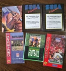 Vintage Golden Axe Double Sided Sega Poster Lot Genesis Authentic Manual Insert
