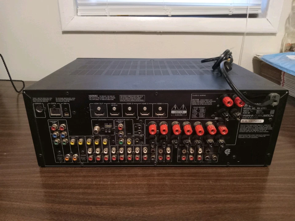 Yamaha RX-V765 - 7.2 Ch HDMI Home Theater Surround Sound AV Receiver Tested - Image 4 of 4