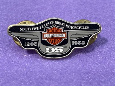 Harley-Davidson Pin 1903 1998 95th Anniversary Ninety-Five Years Motorcycles