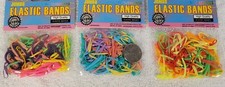 3 PACKS OF MIX COLOR woman girl elastic Rubber Band Braids Hair pony tail holder