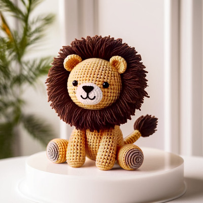 Lion Amigurumi Crochet Pattern   Digital Email PDF English   Toy Tutorial