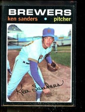 1971 TOPPS #116 KEN SANDERS BREWERS NRMINT E016564