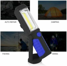 Torcia Elettrica LED Portatile Lampada da Lavoro Ricaricabile 3W con Gancio - Miniatura 1