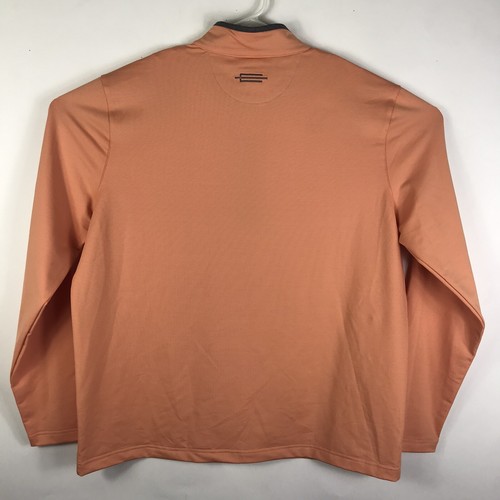 Carnoustie Tech Mens Golf Jacket Apricot Size Large L 1/4 Zip - Picture 8 of 8