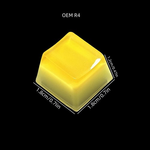 Jelly Pudding Key Cap Personalized Cross Shaft Mechanical Keyboard Key Cap Gifts - Afbeelding 3 van 11