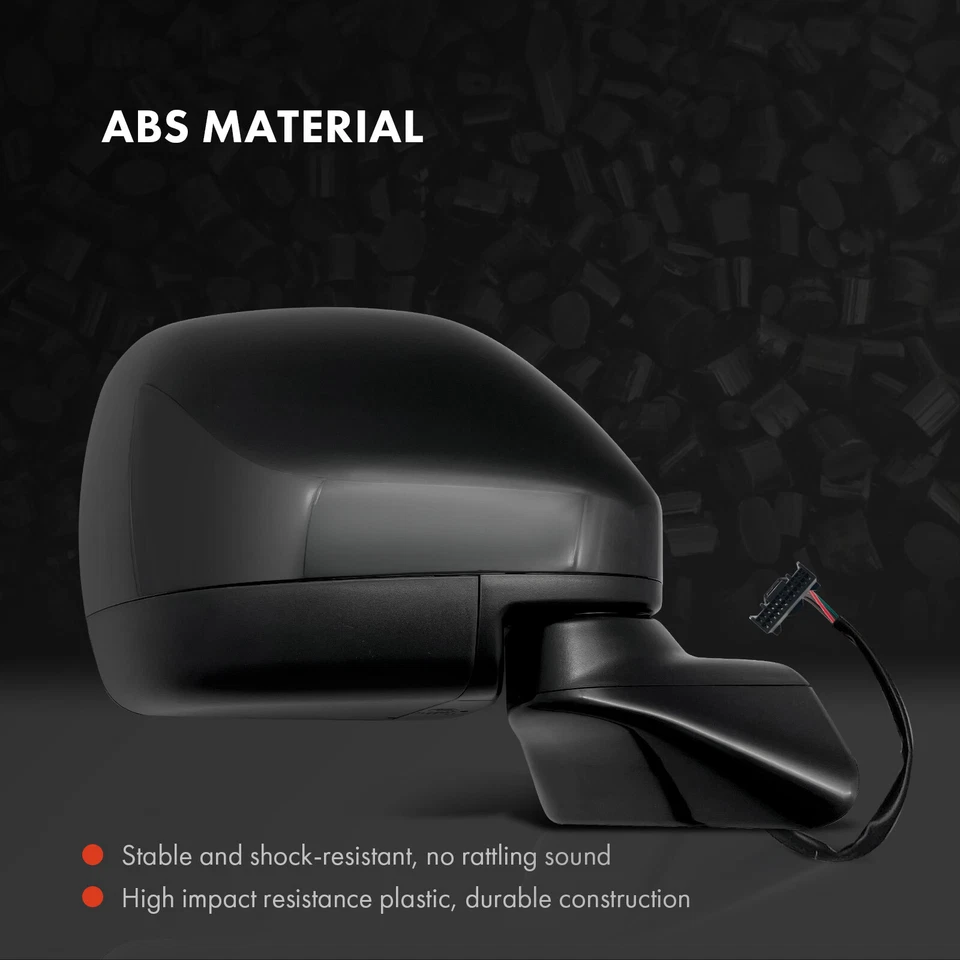 Espejo retrovisor plegable manual lateral del pasajero con calefacción para Nissan Quest 2011 2012-2017 Foto 3 de 4