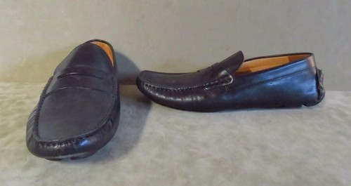 Mens Store Bloomingdales Black Leather 