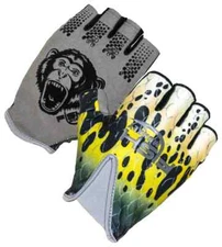 Fish Monkey Fishing Glove FM18-BASS-L Stubby Guide Glove, UPF 50+, LARGE