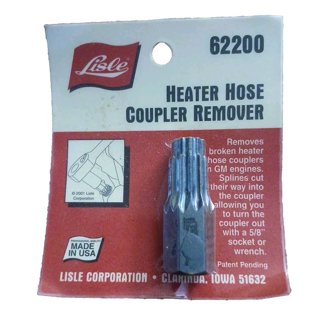 Lisle 62200 Heater Hose Coupler Remover Tool NOS eBay