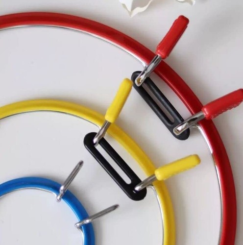 Premium Quality, Metal Spring Tension Embroidery Hoops, Cross Stich Hoop, Dar... - Picture 8 of 8