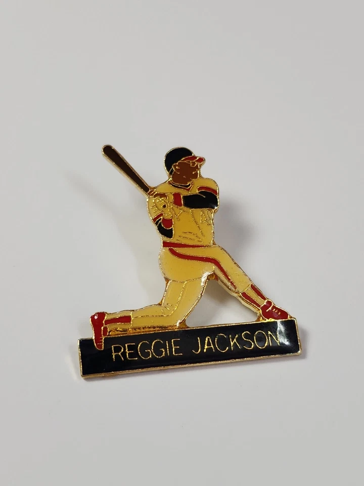 Reggie Jackson 1986 Souvenir Pin Home Run NO 537 MAY 4, 1986 LA Angels - Image 2 of 4