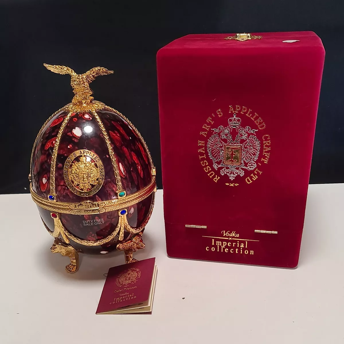 Imperial Collection Vodka Faberge And Sapphire Giftbox | eBay