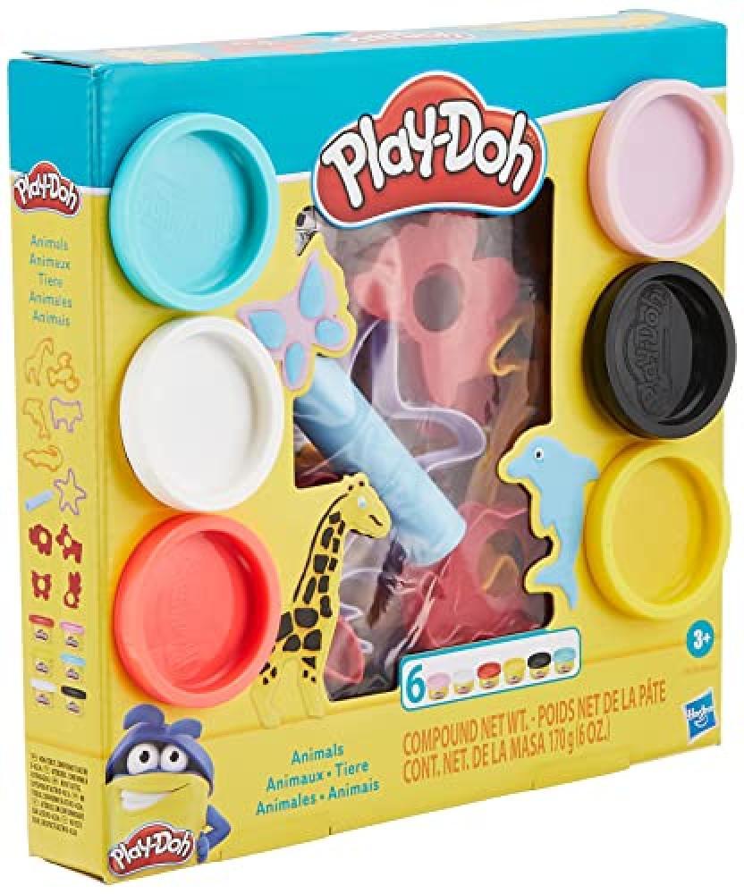 Play-Doh - Forme Divertenti, Multicolore, Animali - NUOVO
