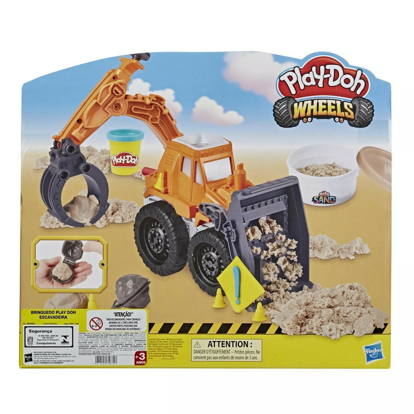Play-Doh Wheels Front Loader Toy Truck for Kids Ages 3 and Up 